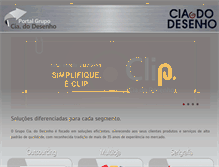 Tablet Screenshot of ciadodesenho.com.br